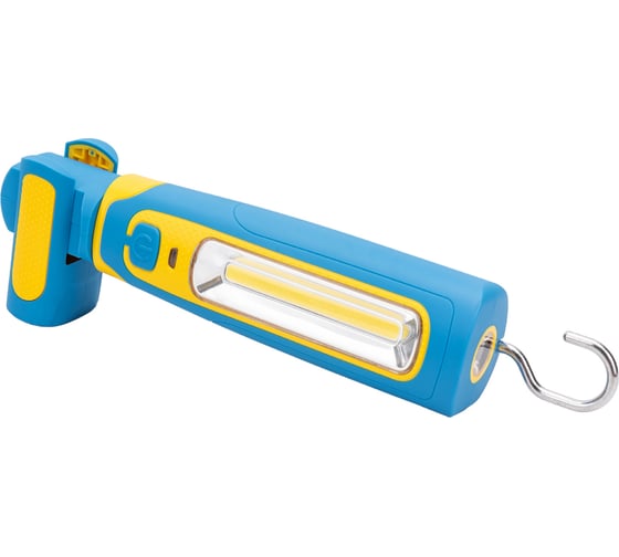 Инспекционный фонарь DolleX на аккумуляторе Li-ion 3.7 V 2200 mA COB 3W + 1хLED магнит крючок FIS-12