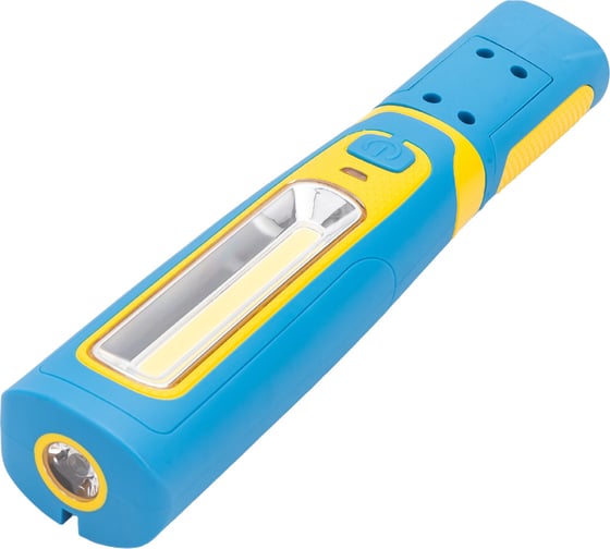 Инспекционный фонарь DolleX на аккумуляторе Li-ion 3.7 V 2200 mA COB 3W + 1хLED магнит крючок FIS-12