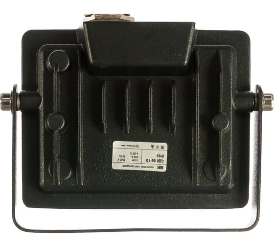 Светодиодный прожектор IEK СДО 06-10 черный IP65 6500 K LPDO601-10-65-K02