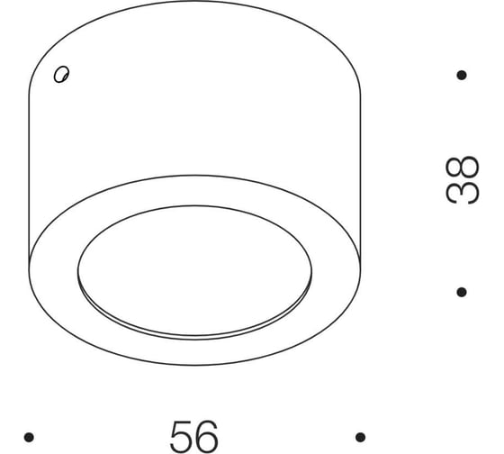 Светильник накладной DREAMLED DOT.TOT SOFT 0830 WD DIM