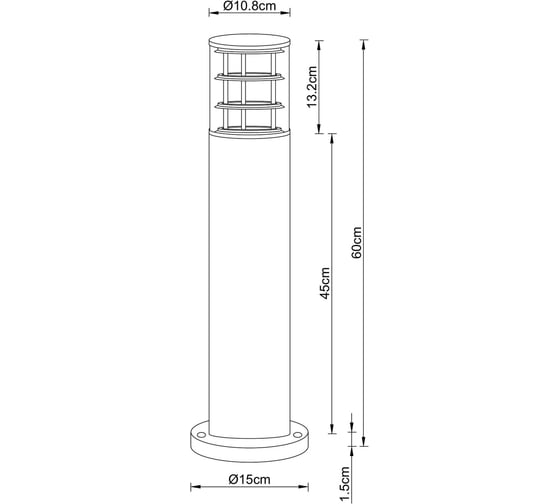 Ландшафтный светильник ARTE LAMP TOKYO A5316PA-1BK