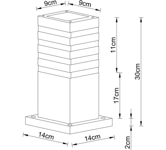 Ландшафтный светильник ARTE LAMP HEATHER A4413FN-1BK