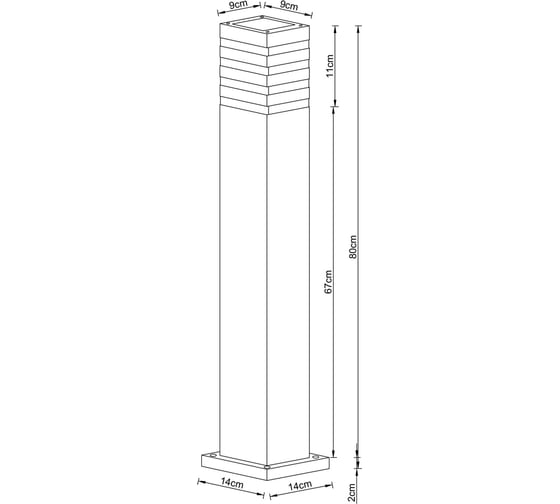 Ландшафтный светильник ARTE LAMP HEATHER A4418PA-1BK