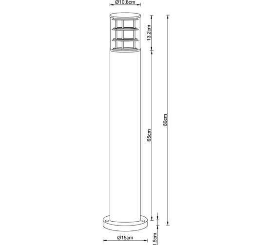 Ландшафтный светильник ARTE LAMP TOKYO A5318PA-1BK