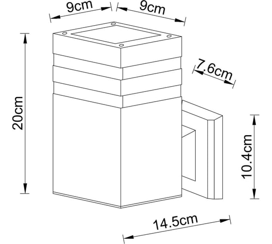Уличный настенный светильник ARTE LAMP HEATHER A4413AL-1BK