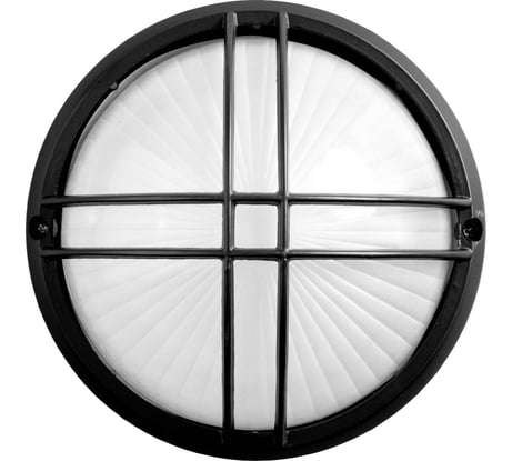 Уличный светильник Светозар Орбита влагозащищенный цвет черный 60 Вт SV-57311-B