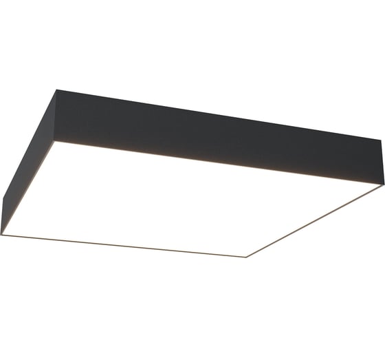 Потолочный светильник MAYTONI zon led 45w, алюминий, черный C032CL-45W4K-SQ-B 1