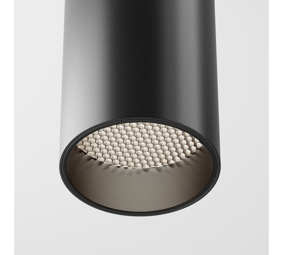 Потолочный светильник MAYTONI focus led 12w, алюминий, черный C056CL-L12B4K-W-B