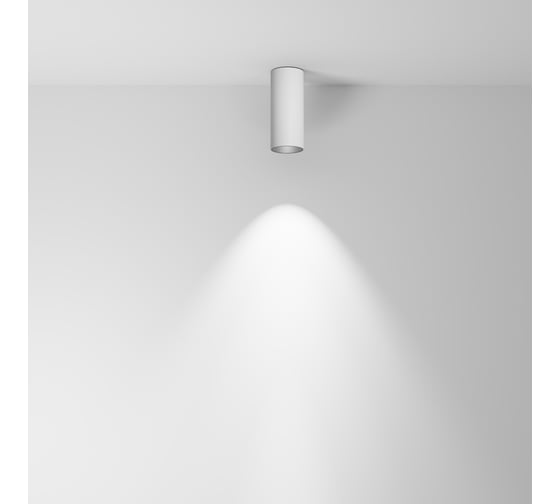 Потолочный светильник MAYTONI focus led 12w, алюминий, белый C056CL-L12W4K-W-W