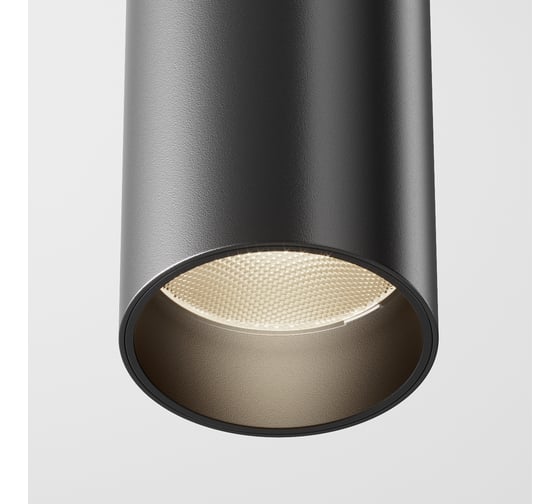 Потолочный светильник MAYTONI focus led 12w, алюминий, черный C056CL-L12B3K-W-B