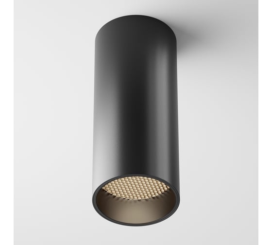Потолочный светильник MAYTONI focus led 12w, алюминий, черный C056CL-L12B3K-W-B