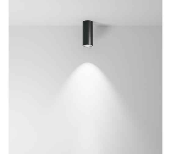 Потолочный светильник MAYTONI focus led 12w, алюминий, черный C056CL-L12B3K-W-B