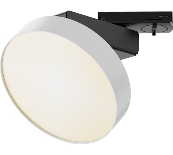 Трековый светильник MAYTONI zon 12w led черно-белый металл, алюминий, пластик TR043-1-12W3K-W 1