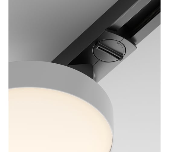 Трековый светильник MAYTONI zon 12w led черно-белый металл, алюминий, пластик TR043-1-12W3K-W
