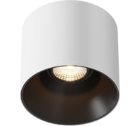 Потолочный светильник MAYTONI alfa led 15w алюминий и пластик бело-черный C064CL-01-15W3K-D-RD-WB