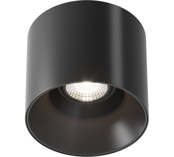 Потолочный светильник MAYTONI alfa led 15w алюминий и пластик черный C064CL-01-15W4K-RD-B 1