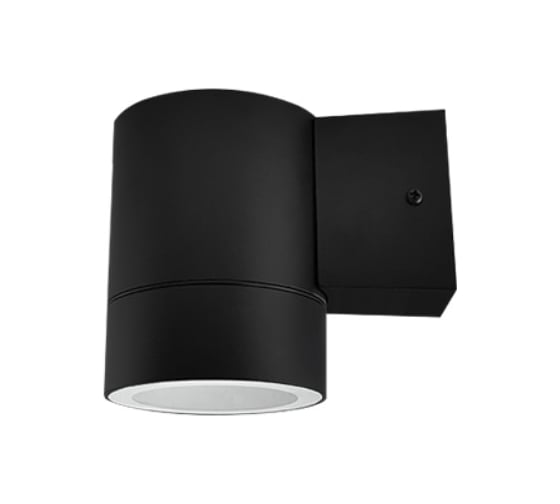 Уличный односторонний светильник IN HOME ЦИЛИНДР-1П-GX53 под GX53 230B черный IP65 4690612027616
