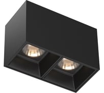 Потолочный светильник MAYTONI alfa led 24w алюминий и пластик черный C065CL-02-L12W3K-B