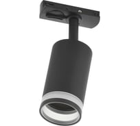 Светильник трековый поворотный IEK 4116 декор. GU10 черный LT-USB0-4116-GU10-1-K02