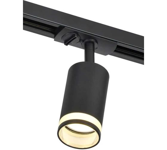 Светильник трековый поворотный IEK 4116 декор. GU10 черный LT-USB0-4116-GU10-1-K02