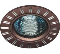 Встраиваемый потолочный светильник FERON GS-M393BR, MR16, 50W, коричневый 28219