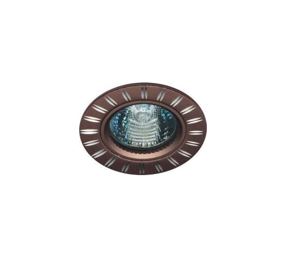 Встраиваемый потолочный светильник FERON GS-M393BR, MR16, 50W, коричневый 28219 1