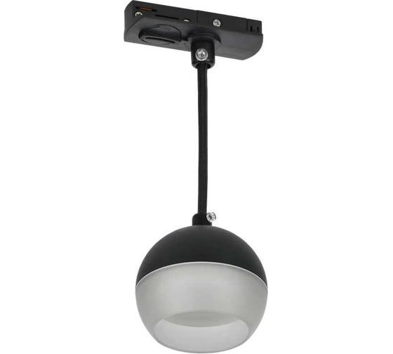 Светильник трековый подвесной IEK 4119 декор. GX53 черный LT-UCB0-4119-GX53-1-K02