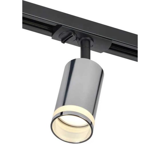 Светильник трековый поворотный IEK 4116 декор. GU10 хром LT-USB0-4116-GU10-1-K23