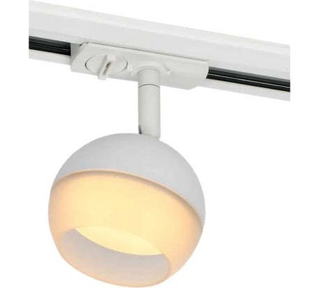 Светильник трековый поворотный IEK 4118 декор. GX53 белый LT-USB0-4118-GX53-1-K01