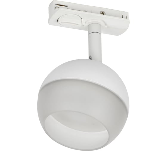 Светильник трековый поворотный IEK 4118 декор. GX53 белый LT-USB0-4118-GX53-1-K01