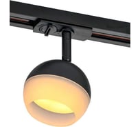Светильник трековый поворотный IEK 4118 декор. GX53 черный LT-USB0-4118-GX53-1-K02