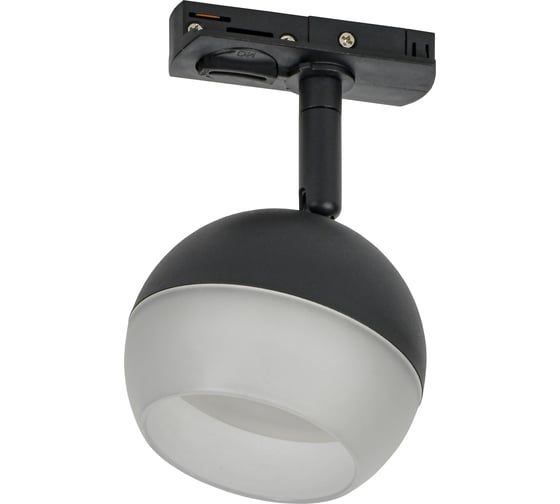 Светильник трековый поворотный IEK 4118 декор. GX53 черный LT-USB0-4118-GX53-1-K02