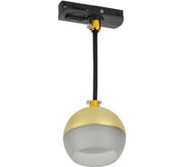 Светильник трековый подвесной IEK 4119 декор. GX53 золото LT-UCB0-4119-GX53-1-K22