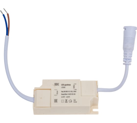 Светильник LED IEK ДВО 1620 со стекл. круг 6Вт 4000К IP20 LDVO0-1620-06-4000-K01