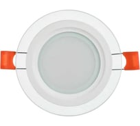 Светильник LED IEK ДВО 1620 со стекл. круг 6Вт 3000К IP20 LDVO0-1620-06-3000-K01