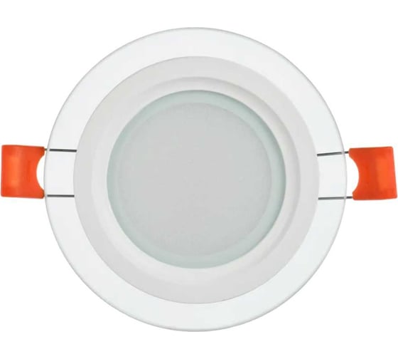 Светильник LED IEK ДВО 1620 со стекл. круг 6Вт 3000К IP20 LDVO0-1620-06-3000-K01