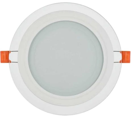 Светильник LED IEK ДВО 1621 со стекл. круг 12Вт 4000К IP20 LDVO0-1621-12-4000-K01