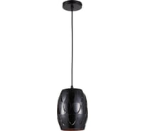 Люстра De Fran подвесная SP -0816, Е27 220В 1x60Вт, серия Ажур, черный+золото MBK+SGD, металл d16хh20cm SP -0816 MBK+SGD