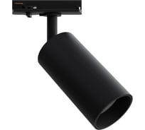 Светильник светодиодный, трековый, однофазный Apeyron 10Вт, 800лм, 4000К, 35, IP20, Φ52x105x160мм, черный, алюминий, с адаптером 25-02