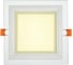 Светильник LED IEK ДВО 1624 со стекл. квадр. 12Вт 4000К IP20 LDVO0-1624-12-4000-K01 3