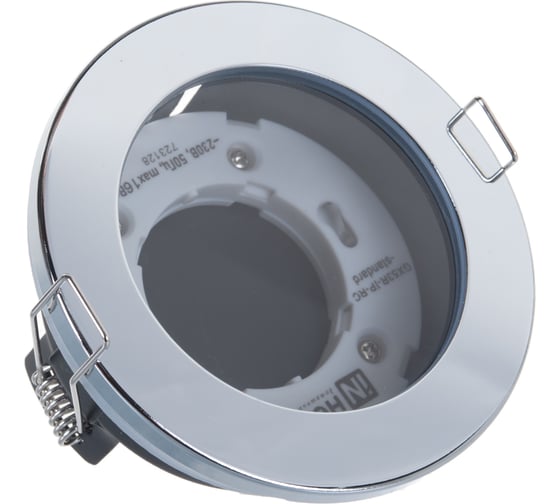 Встраиваемый герметичный светильник IN HOME GX53R-IP-RC-standard металл, под лампу GX53, хром, IP65 4690612024356
