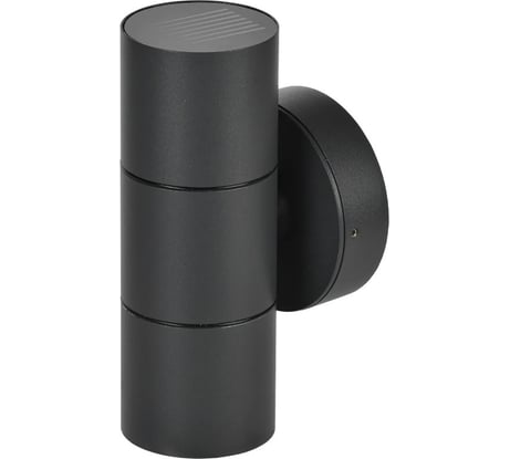 Светильник уличный IEK 5113 настенный 2хGU10 IP65 черный LT-UPU0-5113-GU10-2-K02