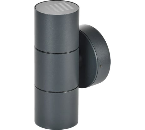 Светильник уличный IEK 5113 настенный 2хGU10 IP65 серый LT-UPU0-5113-GU10-2-K03