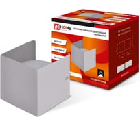 Накладной односторонний светильник IN HOME GX53S-1MG-WALL под GX53, 230B, матовый серый 4690612024431