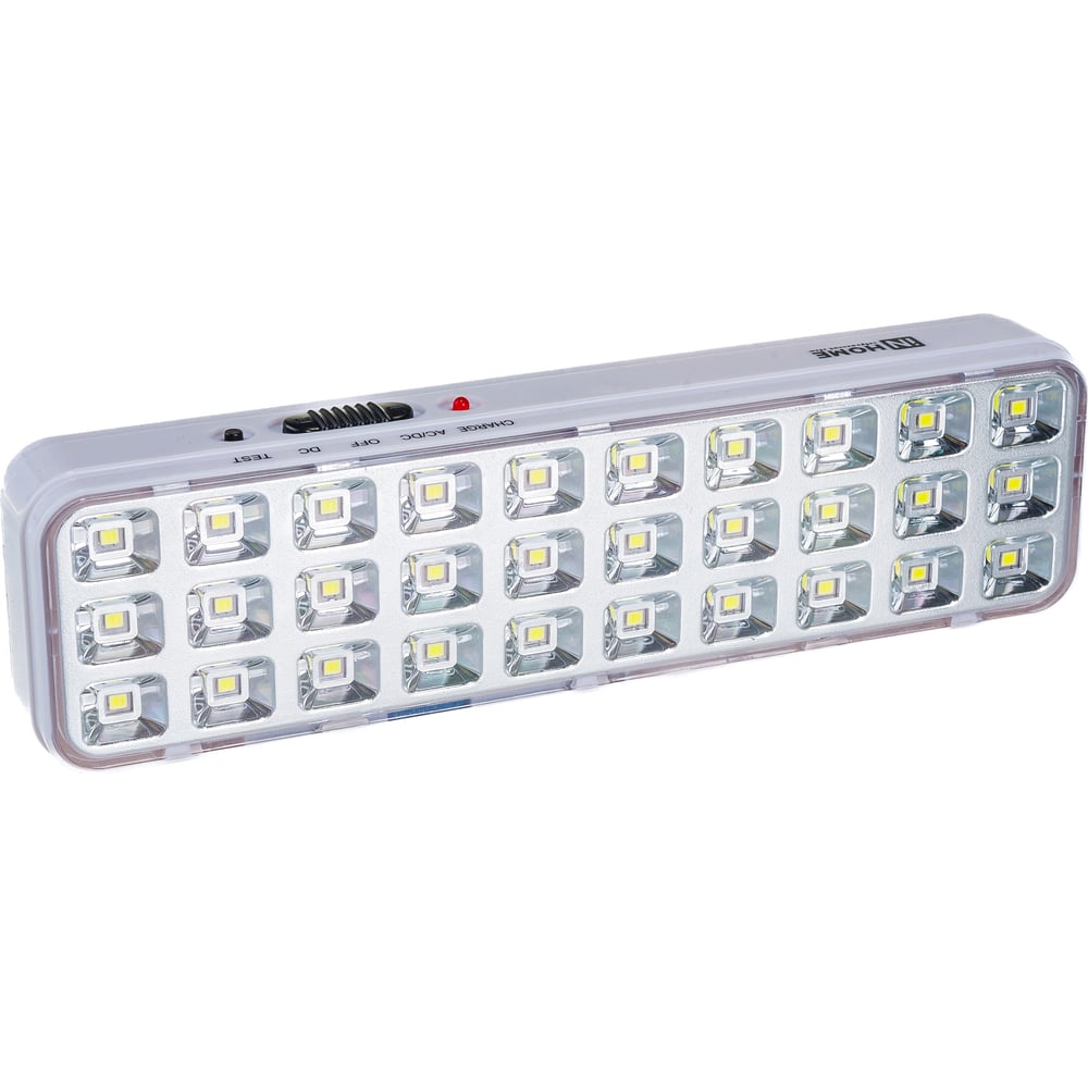 Светодиодный аварийный светильник IN HOME СБА 1098-30AC/DC, 30 LED, 1.2Ah,  lithium battery, AC/DC 4690612029498 - выгодная цена, отзывы,  характеристики, фото - купить в Москве и РФ