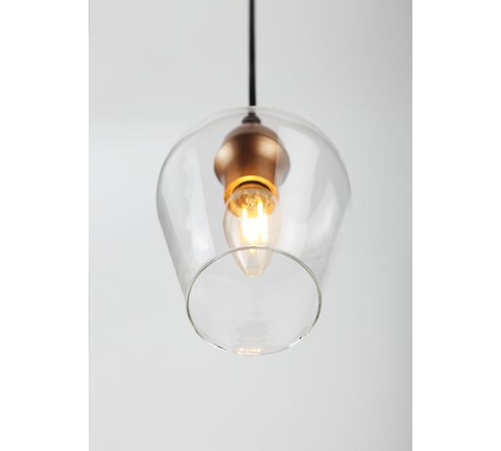 Подвес Rivoli Fresco P1 черный с золотом 1 E14 40W Б0044370