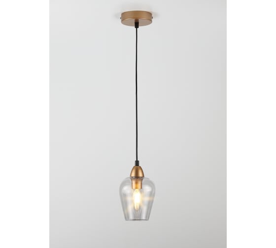 Подвес Rivoli Fresco P1 черный с золотом 1 E14 40W Б0044370