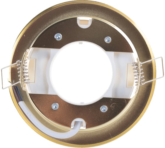 Встраиваемый светильник General Lighting Systems GX53, 108х38мм, золото, IP20 GCL-GX53-H38-G 431600