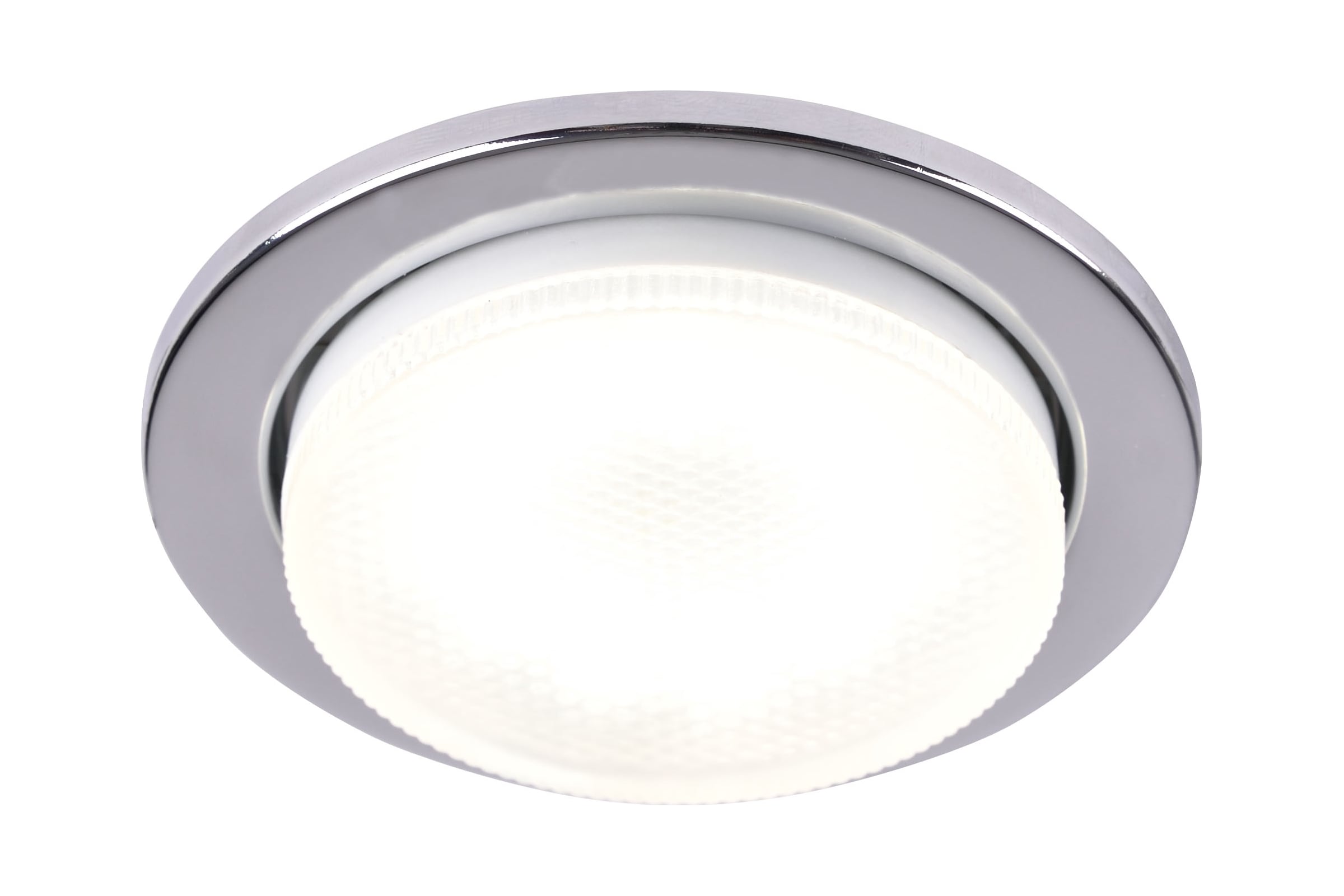 ВстраиваемыйсветильникGeneralLightingSystemsстермокольцомGX53,100х18мм,хром,IP20,GCL-GX53-H18-C432200