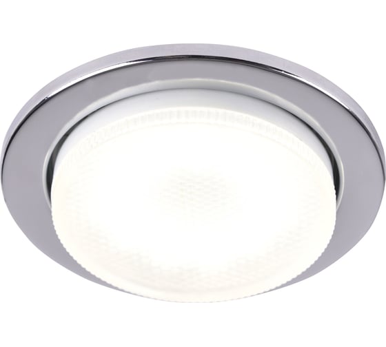 Встраиваемый светильник General Lighting Systems с термокольцом GX53, 100х18мм, хром, IP20, GCL-GX53-H18-C 432200